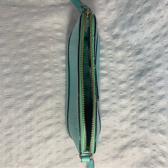 KATE SPADE - leather crossbody mini bag - mint color - Picture 11 of 13